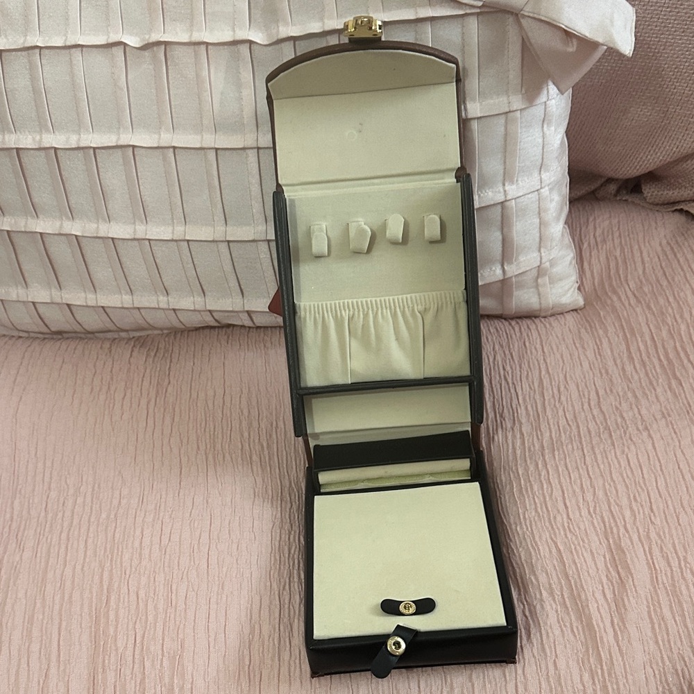 Sophisticated Cream and Black Watch Case